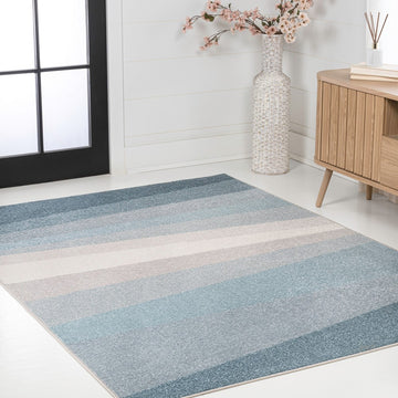 Prism Geometric Striped Area Rug
